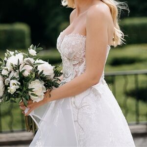 Unique Gemy Malouf Wedding Dress